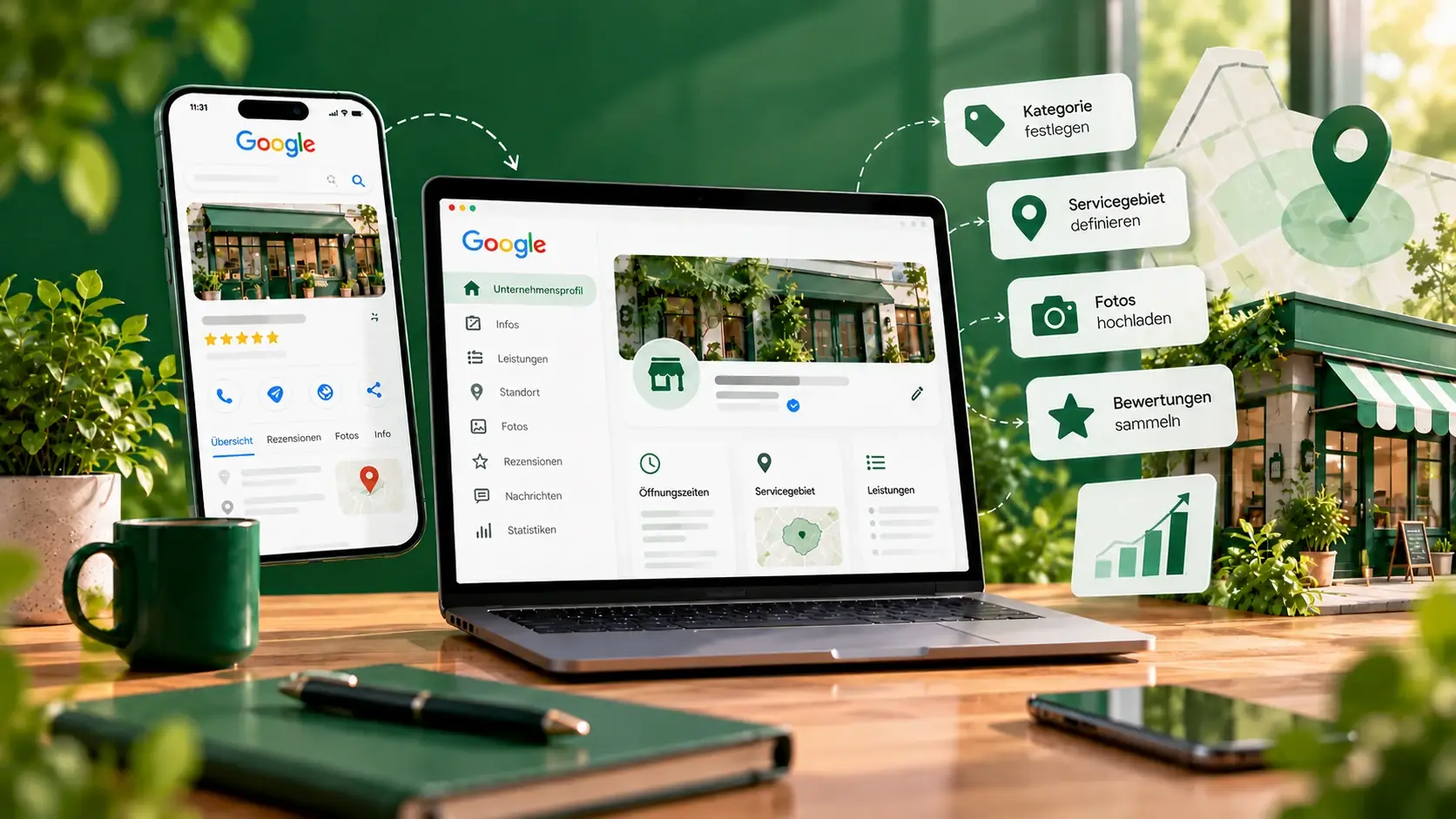 Google-Unternehmensprofil einrichten – lokales SEO in Eberswalde